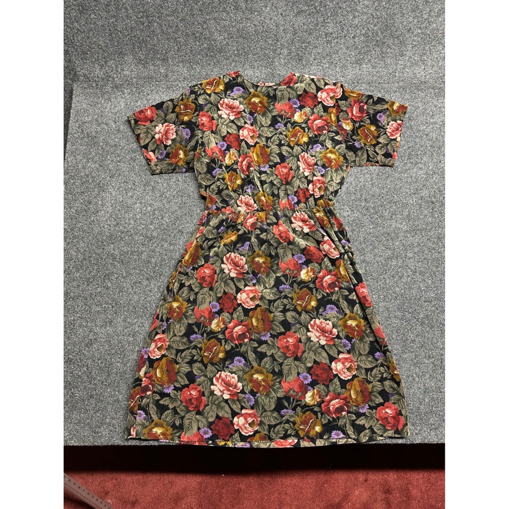 Vintage corduroy dress handmade whimsygoth retro fall dark fairy cottagecore